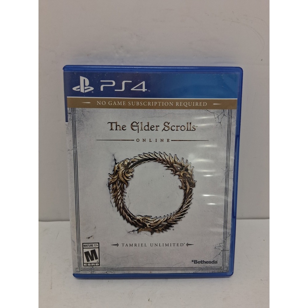 The Elder Scrolls Online Tamriel Unlimited PS4 PlayStation 4 Bethesda RPG Game